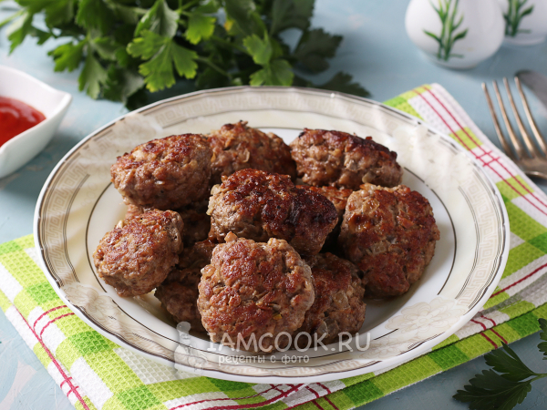 Котлеты из фарша индейки и говядины, рецепт с фото
