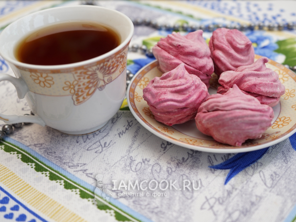 Постный зефир, рецепт с фото