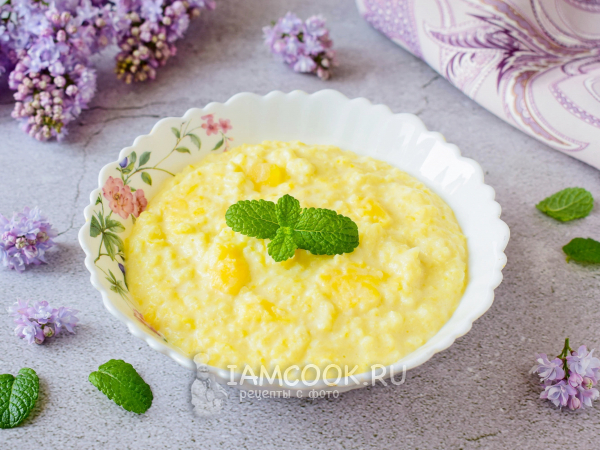 Пшенная каша с тыквой в мультиварке-скороварке, рецепт с фото