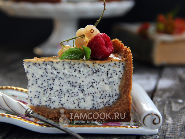 Маковый чизкейк, рецепт с фото