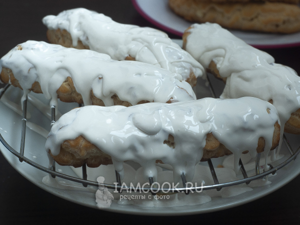 Зеркальная глазурь для эклеров (+эклеры), рецепт с фото