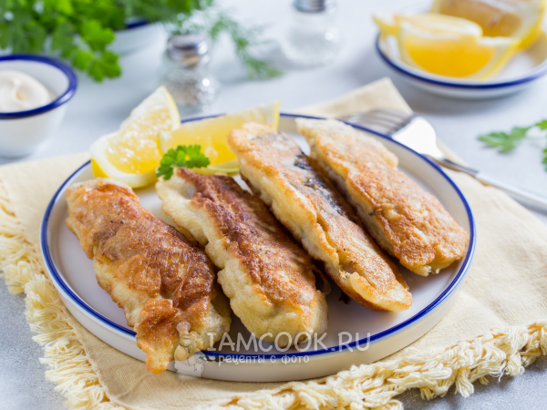 Сазан в кляре на сковороде, рецепт с фото