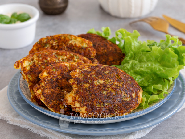 Кето оладьи из кабачков, рецепт с фото