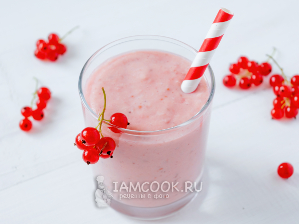 Смузи из красной смородины, рецепт с фото