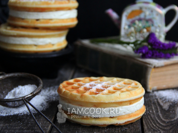 Венские вафли с суфле, рецепт с фото