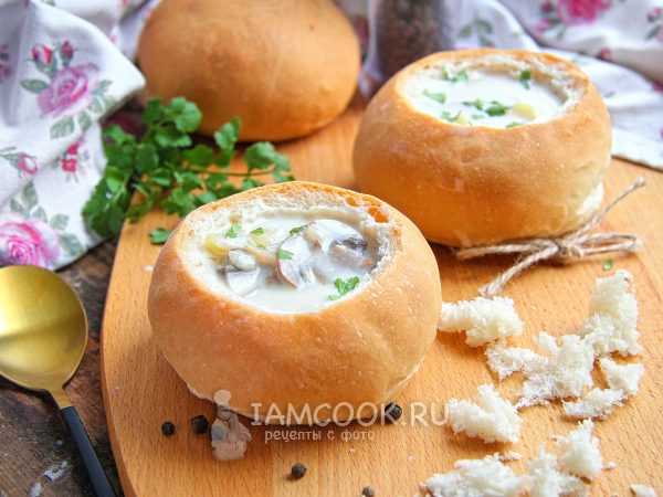 Хлебные миски для супа, рецепт с фото