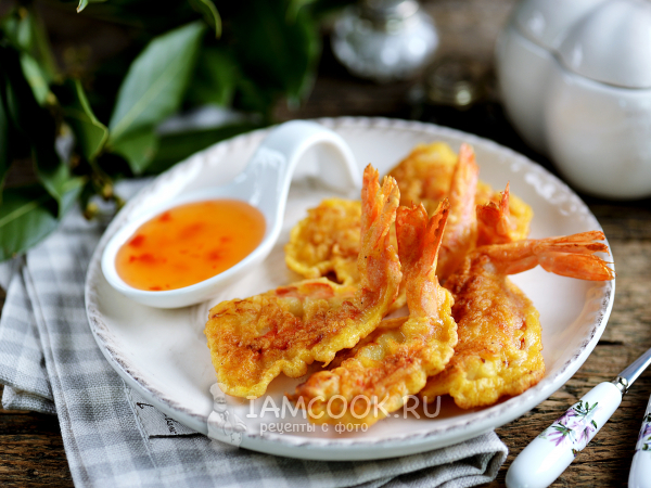 Лангустины в кляре, рецепт с фото