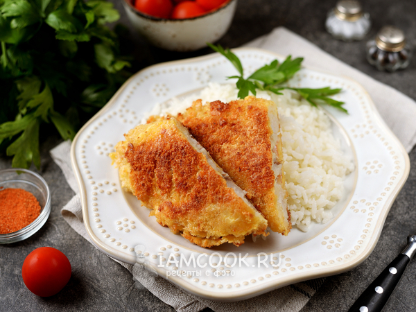 Рыбный шницель, рецепт с фото