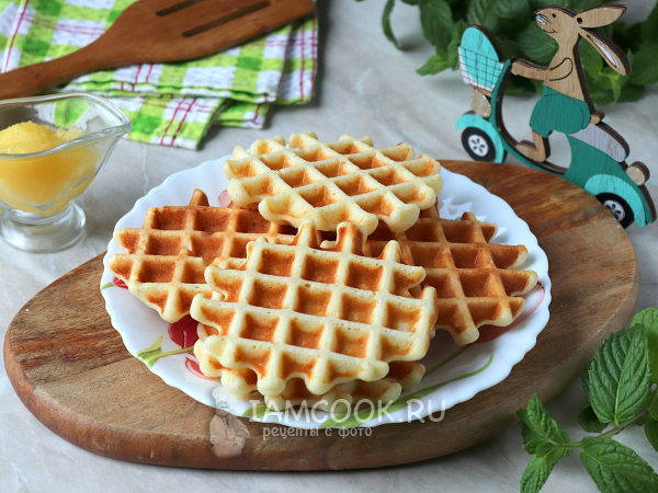 Венские вафли ПП, рецепт с фото