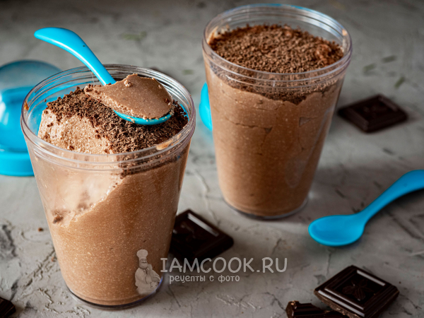 Творожно-шоколадный мусс, рецепт с фото