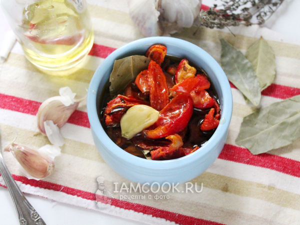 Томаты конфи, рецепт с фото