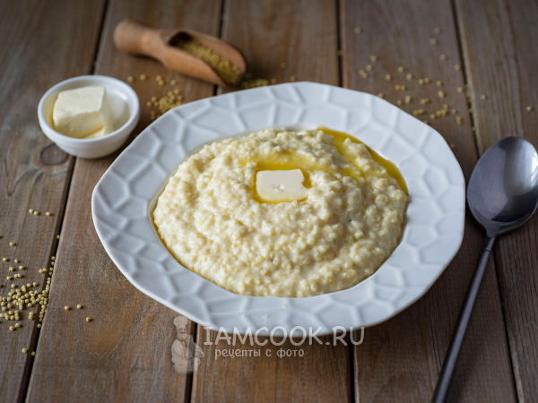 Пшенная каша с сыром, рецепт с фото