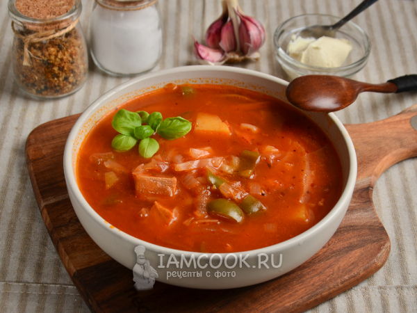 Одесский борщ, рецепт с фото