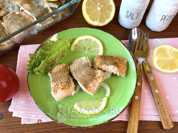 Горбуша в микроволновке, рецепт с фото