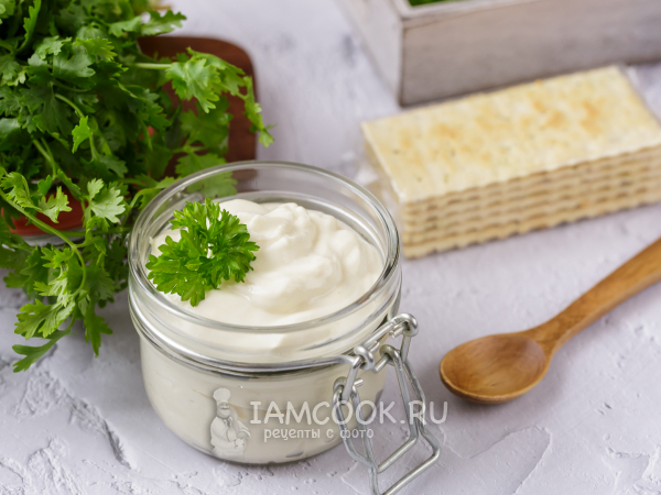 Домашний майонез на молоке без яиц, рецепт с фото