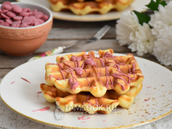 Ванильные вафли, рецепт с фото