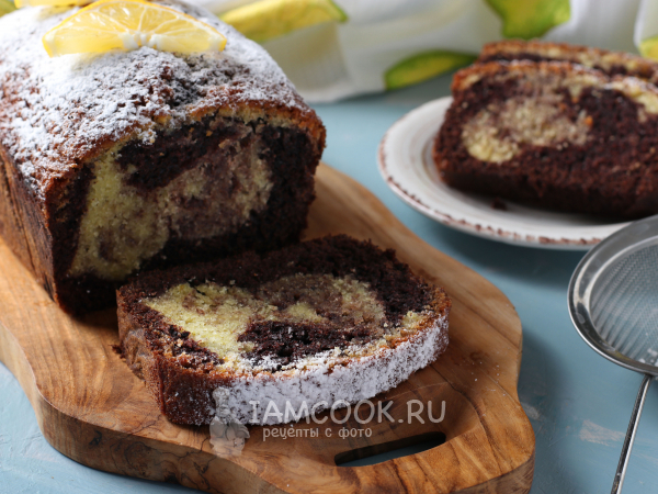 Лимонно-шоколадный кекс, рецепт с фото