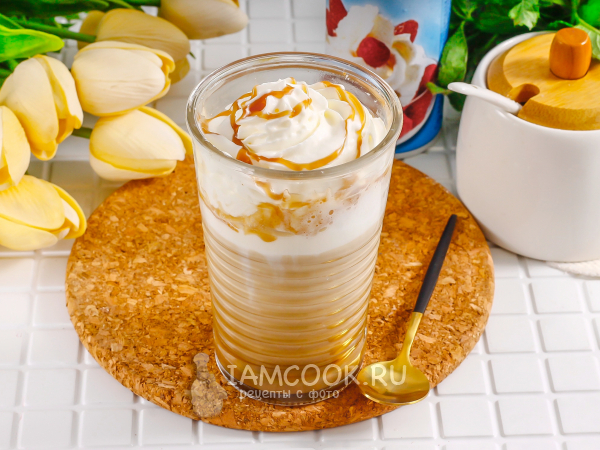 Карамельный латте, рецепт с фото