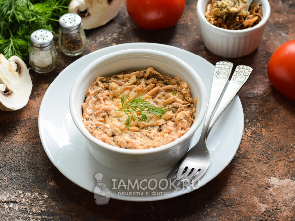 Грибное суфле, рецепт с фото