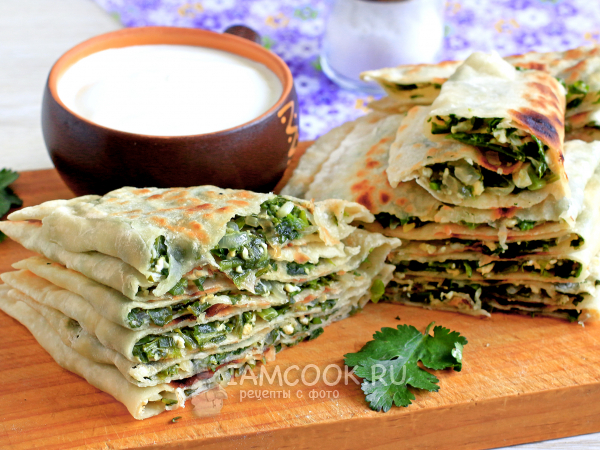 Чуду с зеленью (Афарар), рецепт с фото