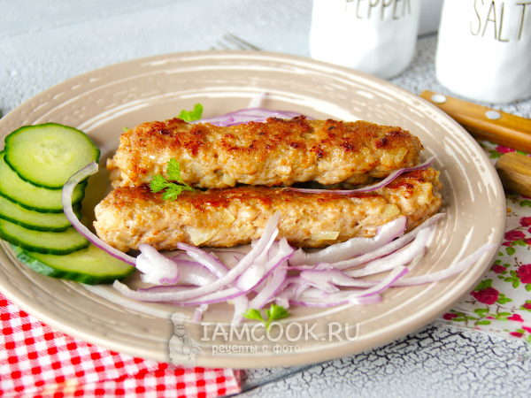 Мясные котлеты-палочки без лепки, рецепт с фото