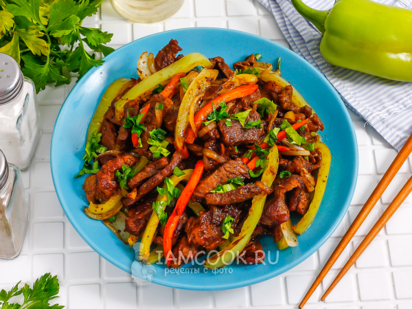 Говядина по-сычуаньски, рецепт с фото