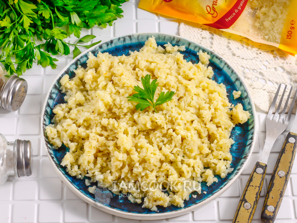 Ложное ризотто из цветной капусты, рецепт с фото