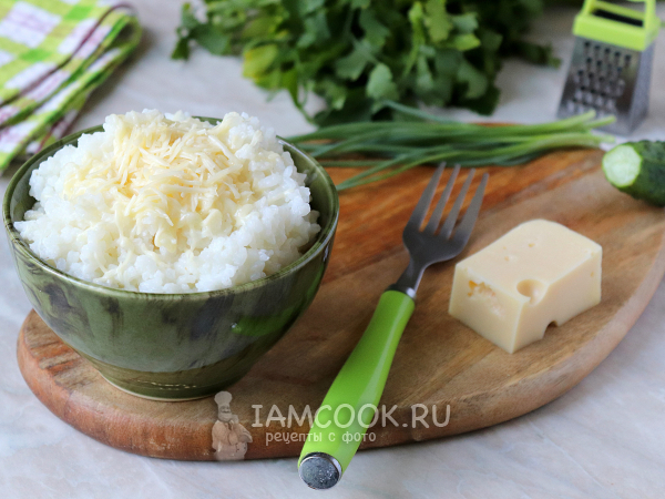 Рис с сыром в мультиварке, рецепт с фото