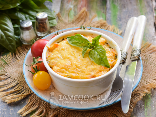 Запеканка из отварной курицы, рецепт с фото