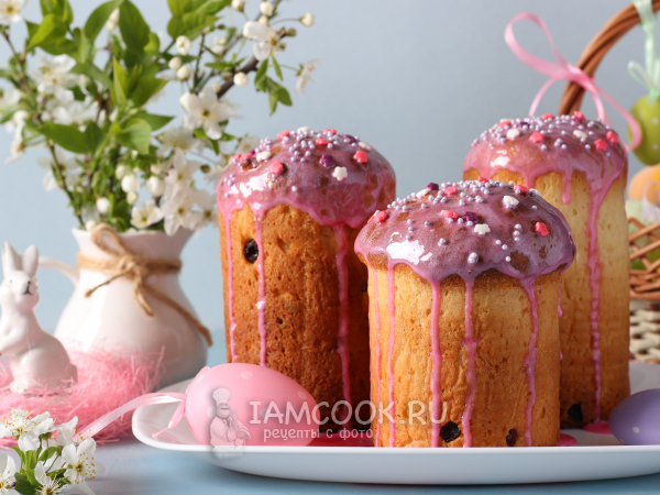 Александрийское тесто для куличей на Пасху (+куличи), рецепт с фото