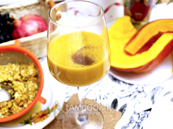 Тыквенное молоко с мякотью, рецепт с фото