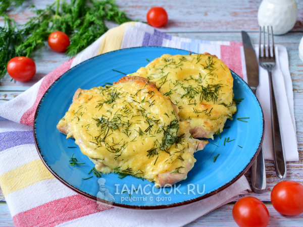 Отбивные «Птичье молоко» с ананасами, рецепт с фото