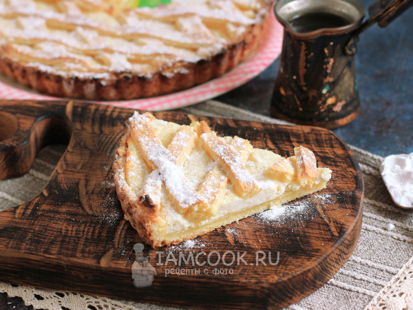 Кростата с творогом, рецепт с фото