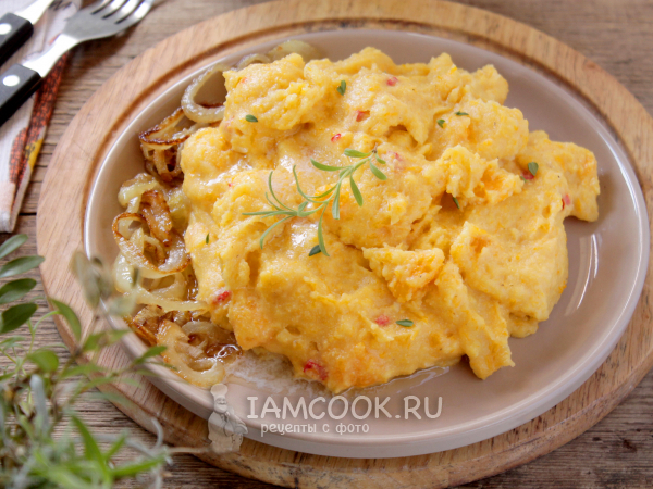 Полента с тыквой, рецепт с фото