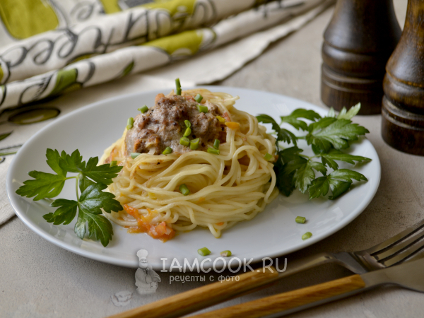 Салангани с фаршем, рецепт с фото