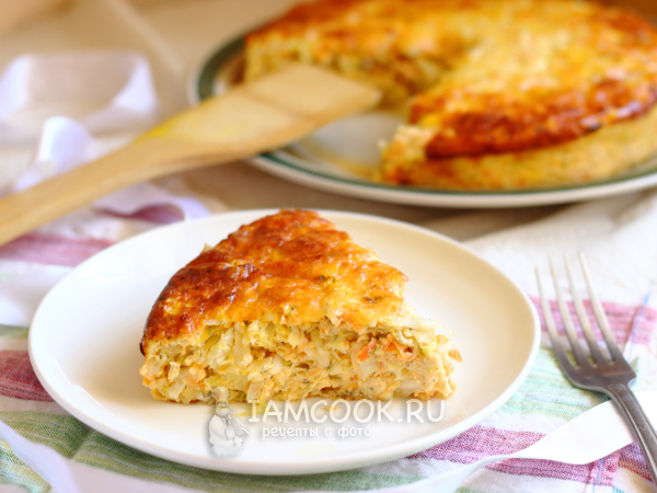 Запеканка из белокочанной капусты с сыром в духовке, рецепт с фото
