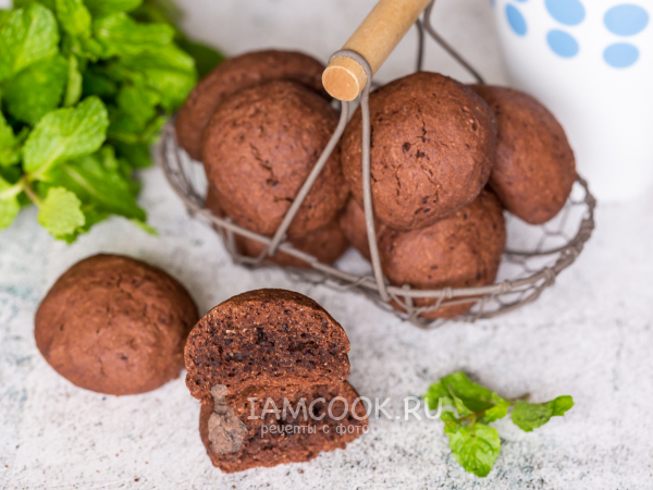 Миндальное шоколадное печенье, рецепт с фото