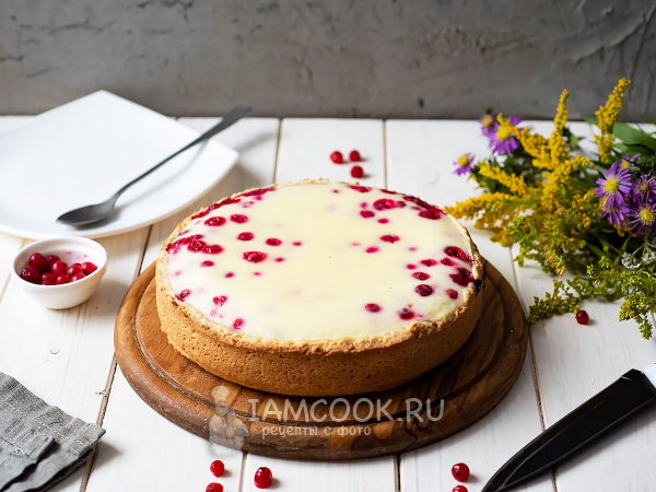 Тарт с красной смородиной, рецепт с фото