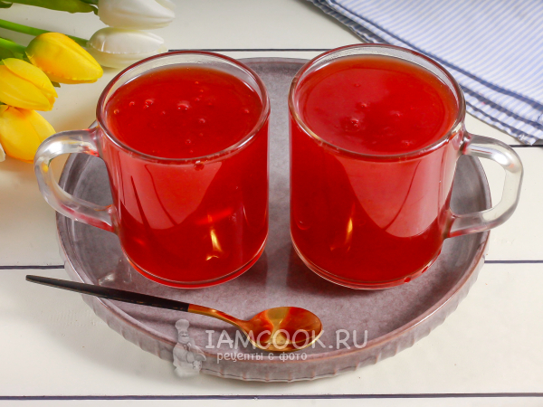 Свекольный кисель, рецепт с фото