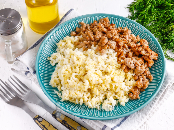 Рисово-пшенная каша в духовке, рецепт с фото