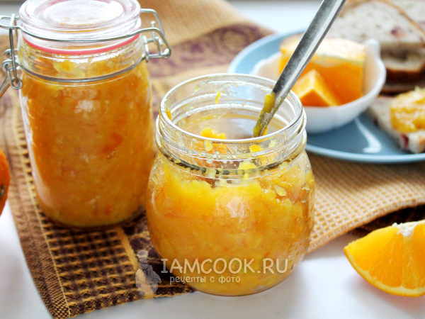 Джем из апельсинов с кожурой, рецепт с фото