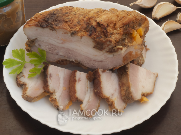 Свиная грудинка в аэрогриле (+вкусный маринад), рецепт с фото
