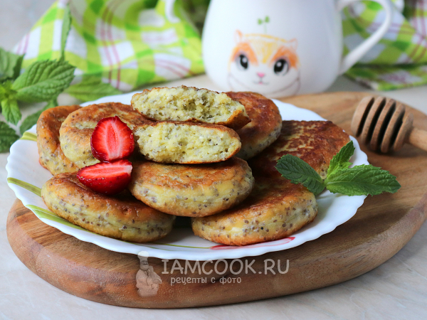 Сырники с семенами чиа (без муки), рецепт с фото