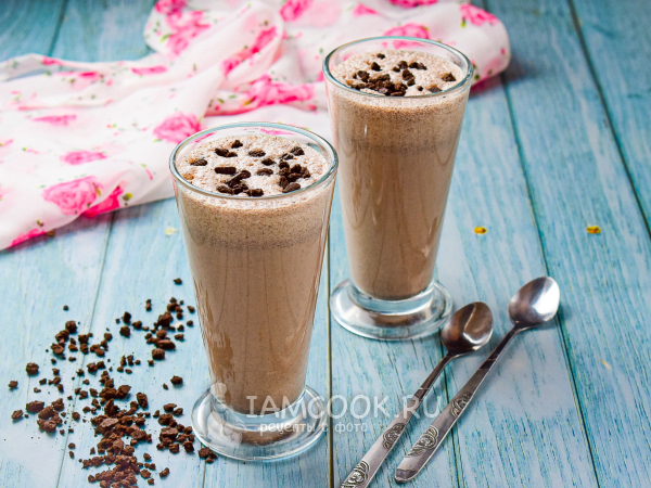 Молочный коктейль с шоколадом, рецепт с фото