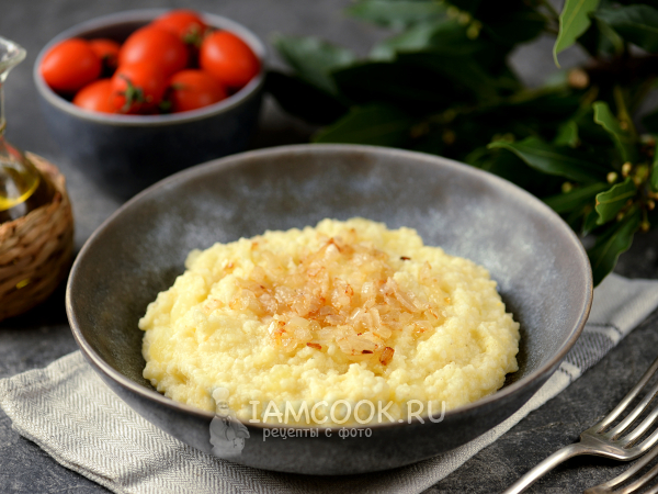 Пшенная каша с картошкой и луком, рецепт с фото