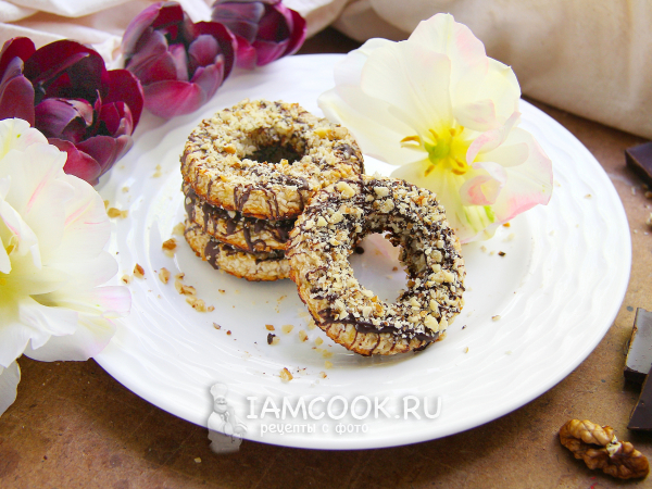 Кокосовые колечки с бананом, рецепт с фото