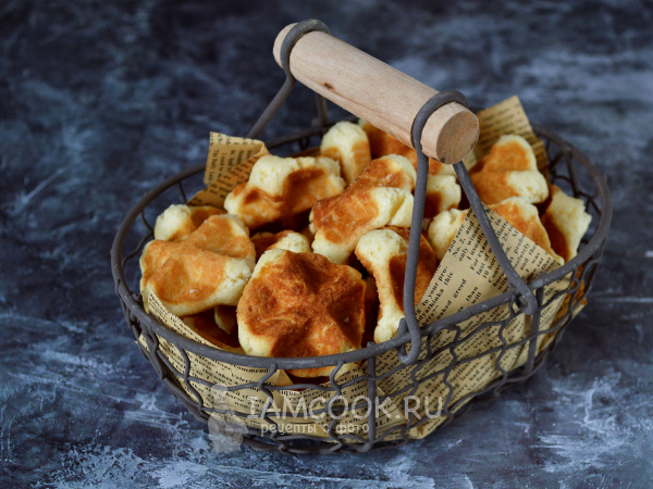 Хрустящее печенье в вафельнице, рецепт с фото