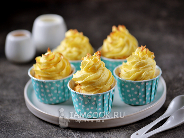 Мясные капкейки, рецепт с фото