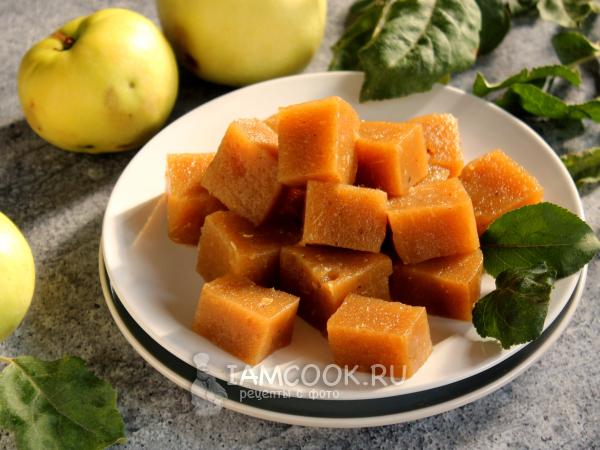 Яблочный мармелад без сахара, рецепт с фото