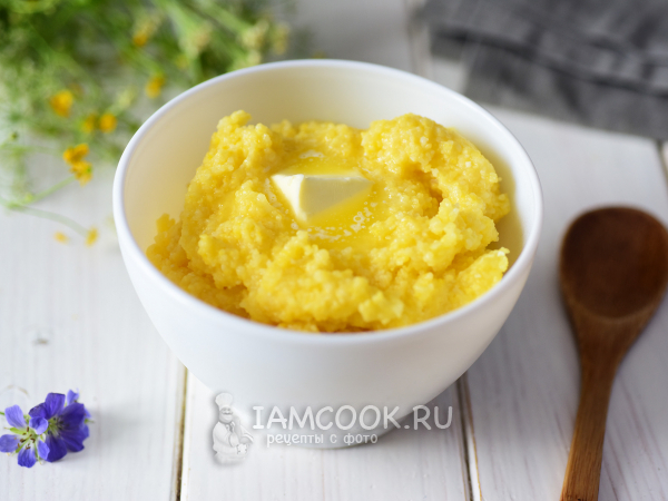 Рассыпчатая кукурузная каша в мультиварке, рецепт с фото